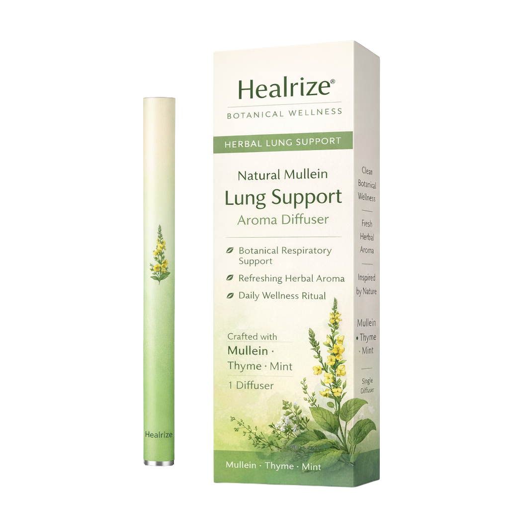 🍃🔥Healrize® Natural Mullein Lung Support Aroma Diffuser