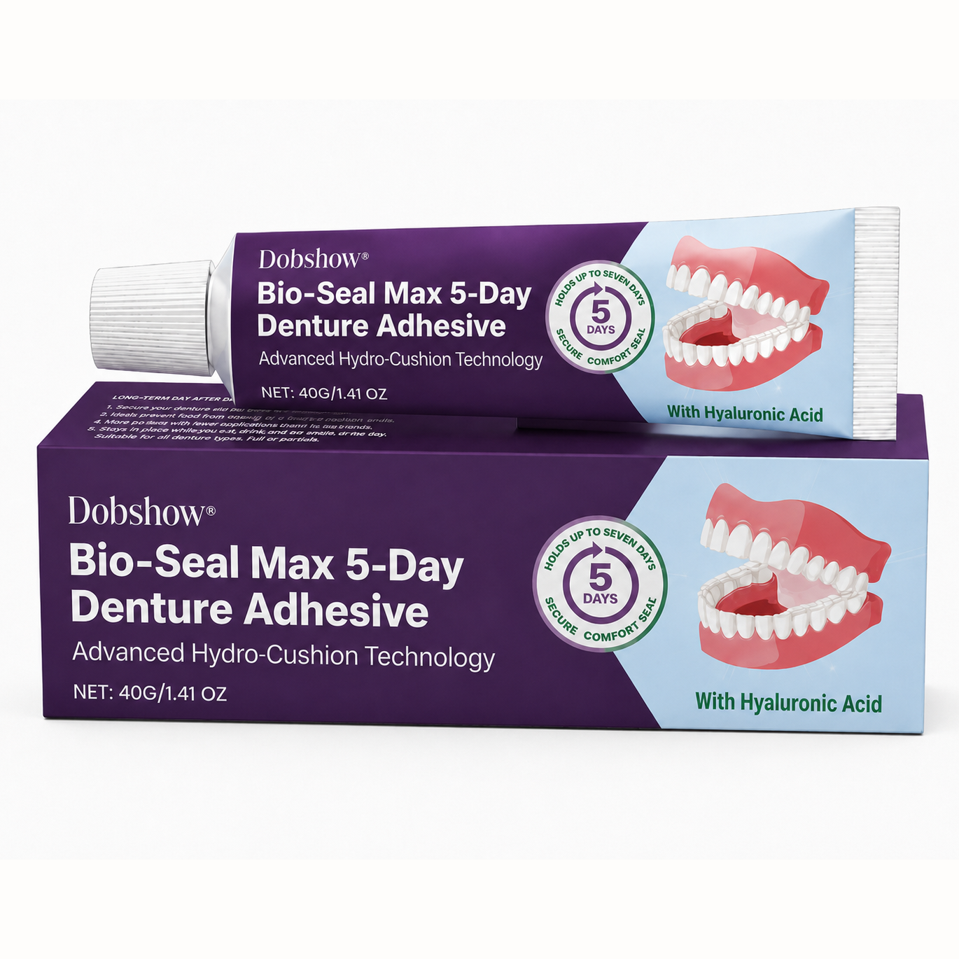 Dobshow® Bio-Seal Max 5-Day Denture Adhesive