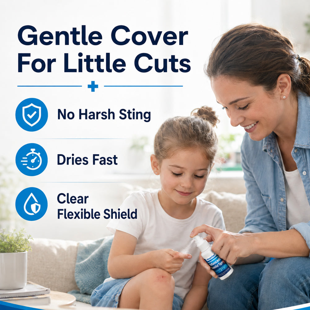 💪🔥Healrize® Advanced Barrier Spray | Fast-Drying Liquid Bandage for Wound Care