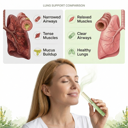 🍃🔥Healrize® Natural Mullein Lung Support Aroma Diffuser