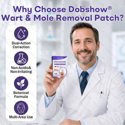 ✨🔥Dobshow® Wart and mole removal microneedle patch