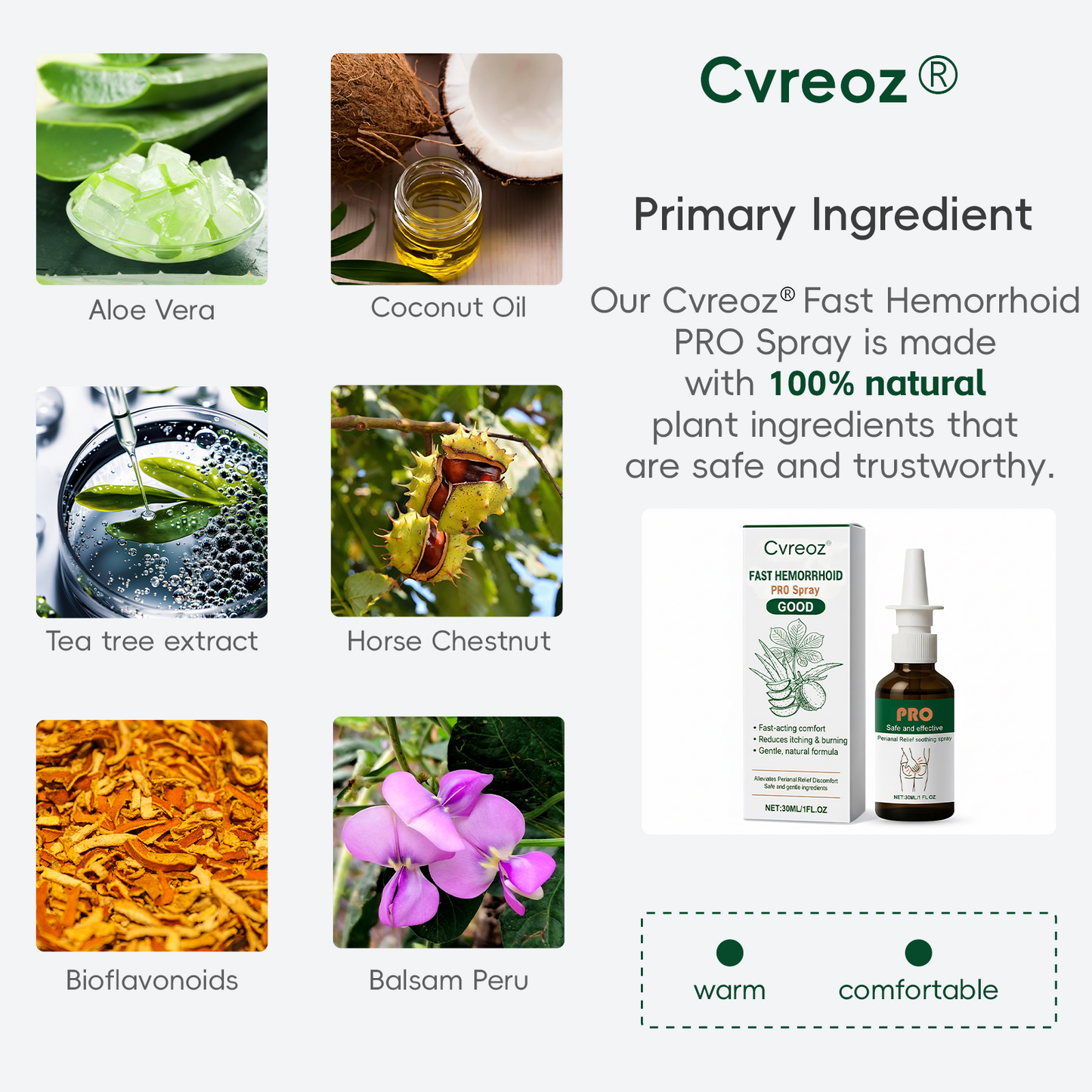 🎉Best Seller🎉Cvreoz® Fast Hemorrhoid PRO Spray