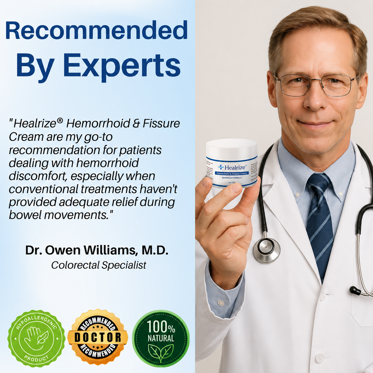 🏆Healrize® Hemorrhoid & Fissure Cream
