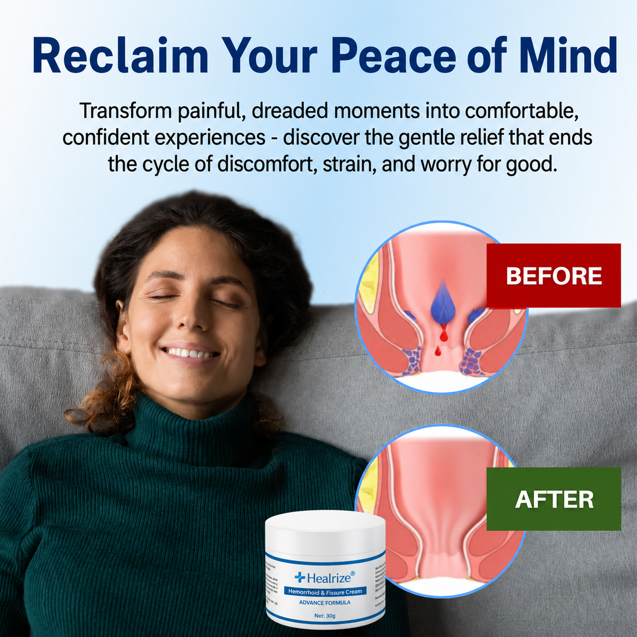 🏆Healrize® Hemorrhoid & Fissure Cream