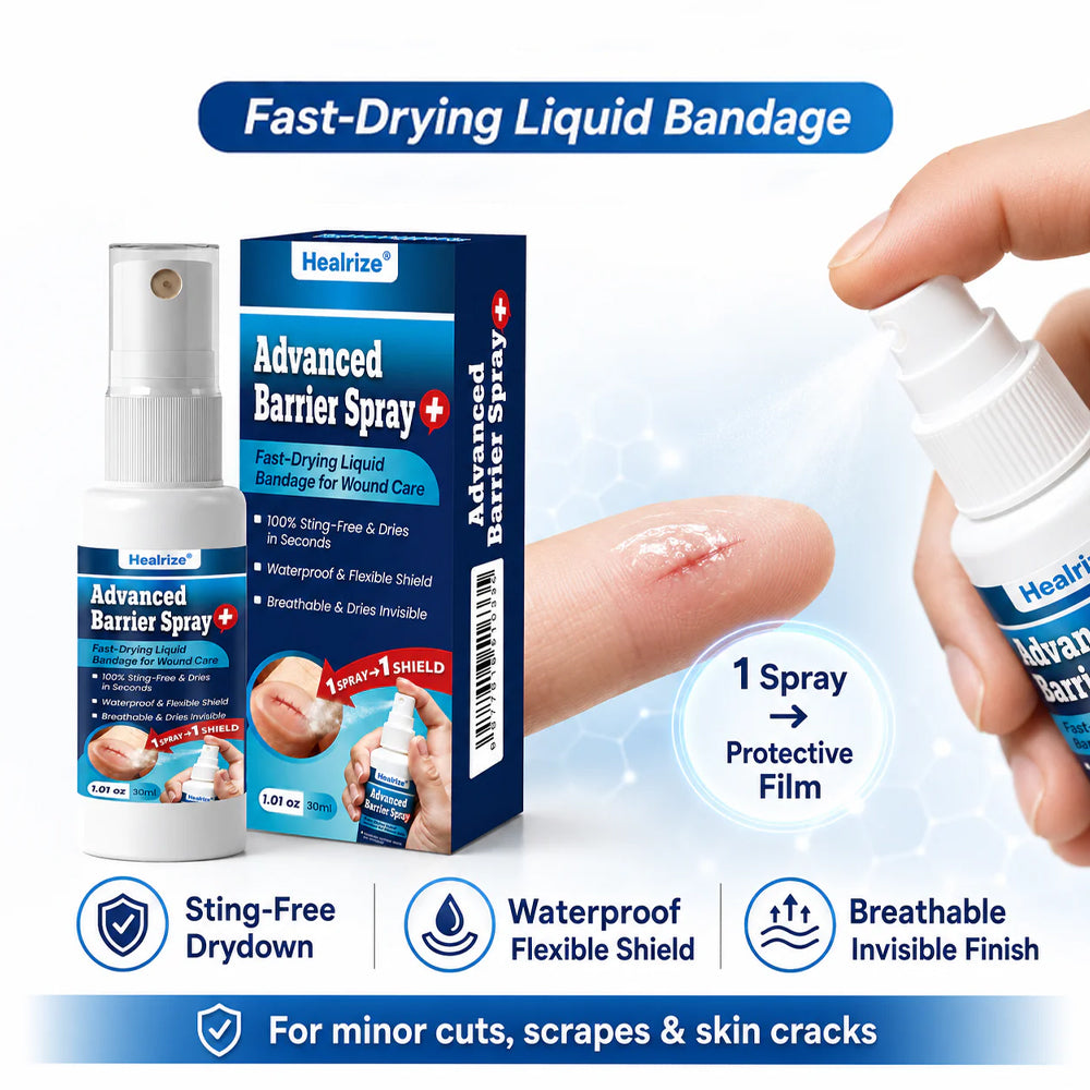 💪🔥Healrize® Advanced Barrier Spray | Fast-Drying Liquid Bandage for Wound Care