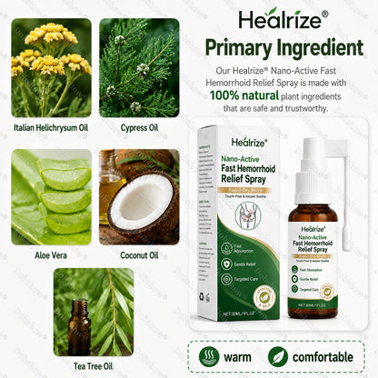 🌿Healrize® Nano-Active Fast Hemorrhoid Relief Spray