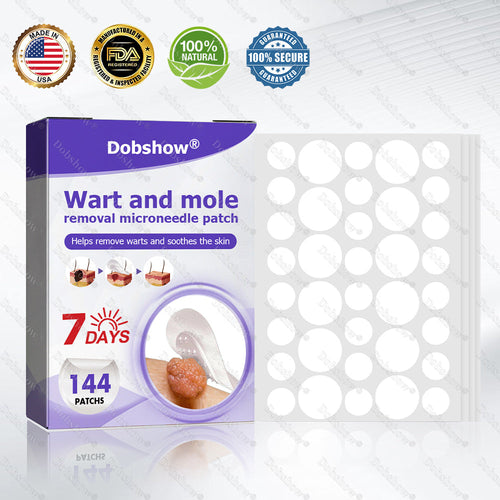 ✨🔥Dobshow® Wart and mole removal microneedle patch