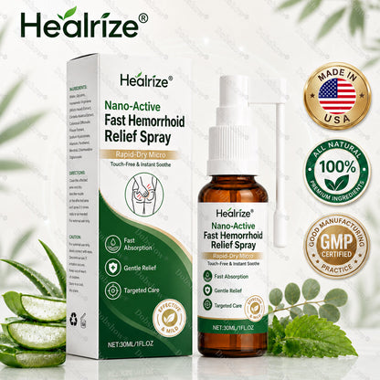 🌿Healrize® Nano-Active Fast Hemorrhoid Relief Spray