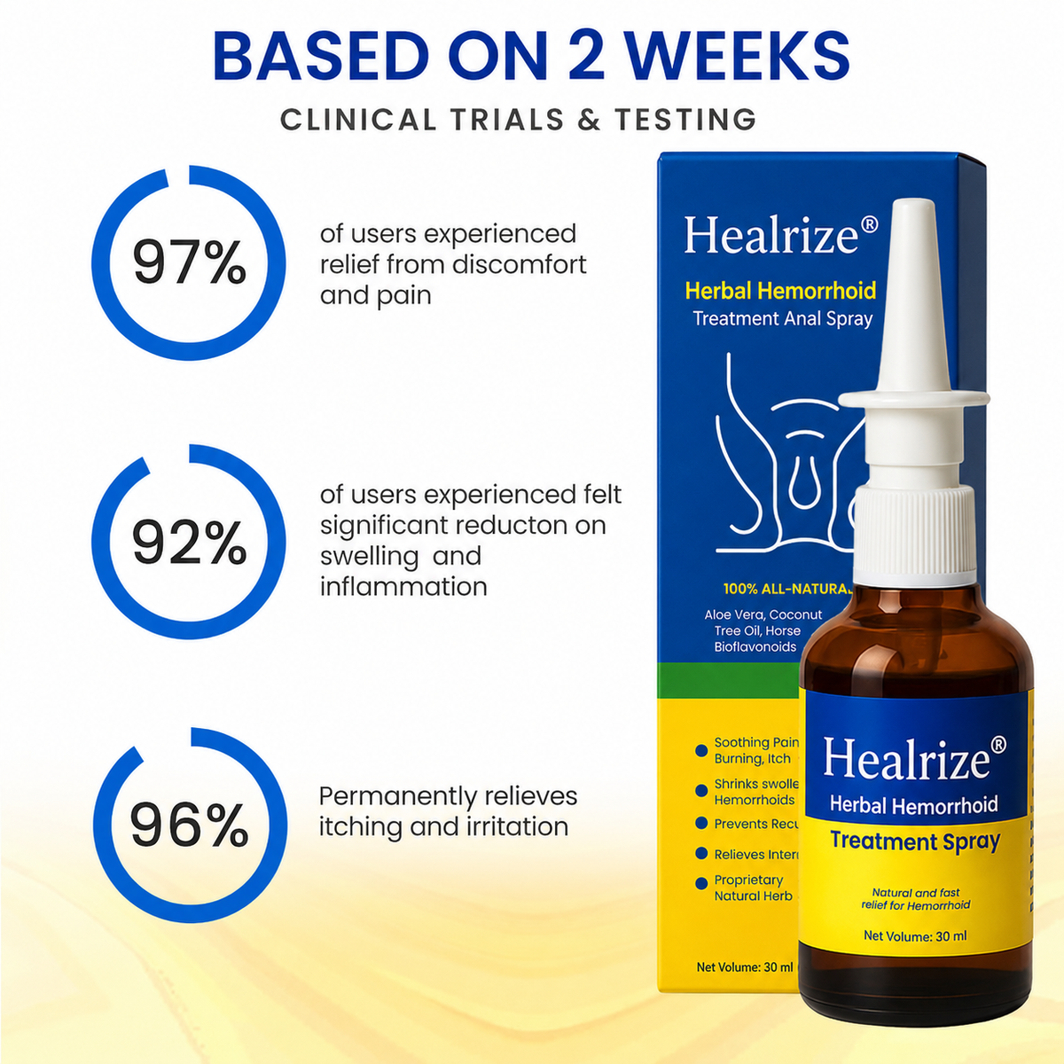 Healrize® Herbal Hemorrhoid Treatment Anal Spray