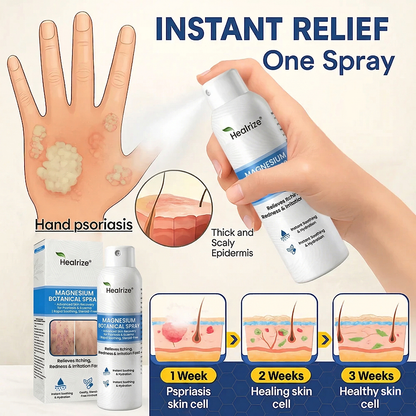 👨‍⚕️🔥Healrize® Magnesium Botanical Spray –✅Advanced Skin Recovery for Psoriasis & Eczema | Rapid Soothing, Steroid-Free🌿