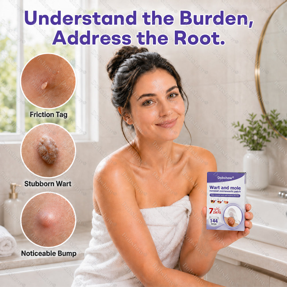 ✨🔥Dobshow® Wart and mole removal microneedle patch