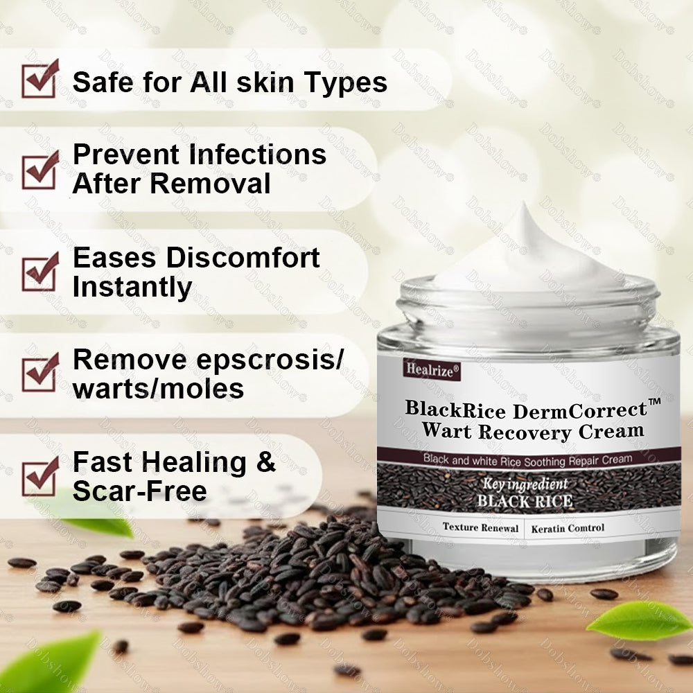🌿Healrize® BlackRice DermCorrect™ Wart Recovery Cream| Suitable for all skin types