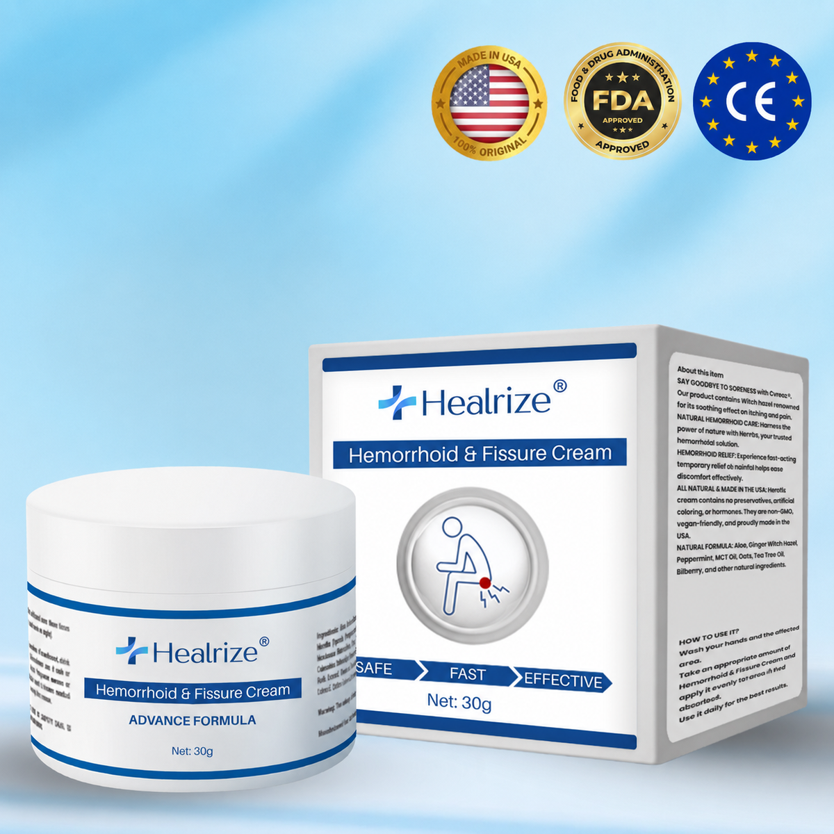 Cvreoz® Hemorrhoid & Fissure Cream
