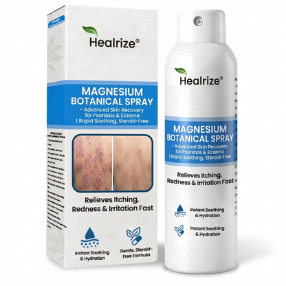 👨‍⚕️🔥Healrize® Magnesium Botanical Spray – Advanced Skin Recovery for Psoriasis & Eczema | Rapid Soothing, Steroid-Free 🌿