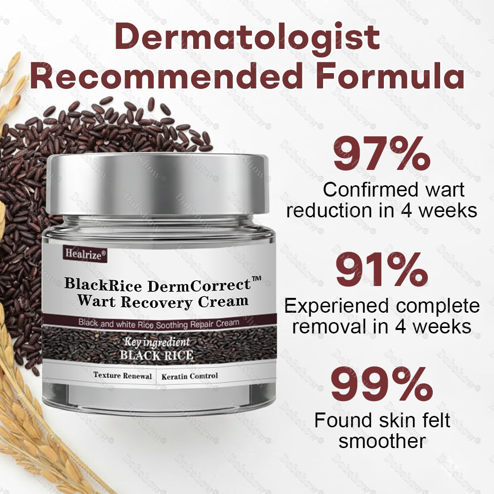 🌿Healrize® BlackRice DermCorrect™ Wart Recovery Cream| Suitable for all skin types