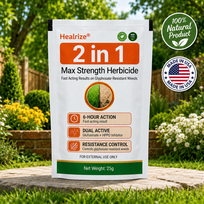 🏆Healrize® 𝟐-𝐢𝐧-𝟏 𝐌𝐚𝐱 𝐒𝐭𝐫𝐞𝐧𝐠𝐭𝐡 𝐇𝐞𝐫𝐛𝐢𝐜𝐢𝐝𝐞: Fast Acting Results on Glyphosate-Resistant Weeds
