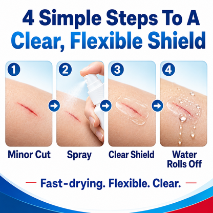 💪🔥Healrize® Advanced Barrier Spray | Fast-Drying Liquid Bandage for Wound Care