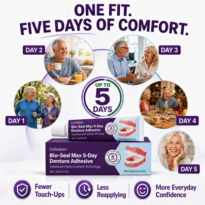 Dobshow® Bio-Seal Max 5-Day Denture Adhesive