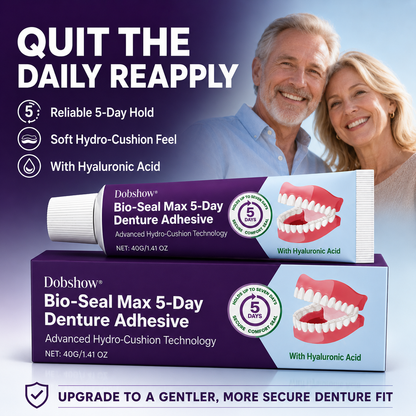 Dobshow® Bio-Seal Max 5-Day Denture Adhesive
