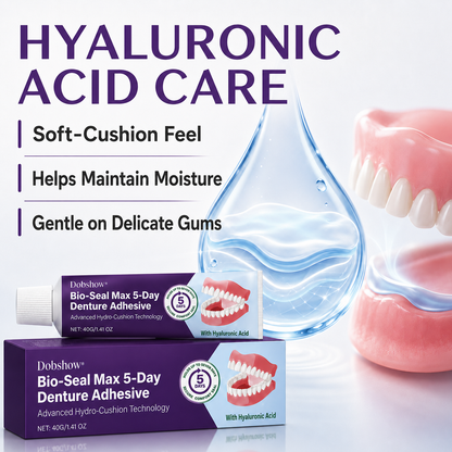 Dobshow® Bio-Seal Max 5-Day Denture Adhesive