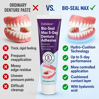 Dobshow® Bio-Seal Max 5-Day Denture Adhesive