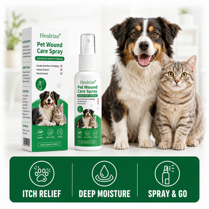 ✨🔥Healrize®Pet Wound Care Spray – Gentle & Non-Irritating