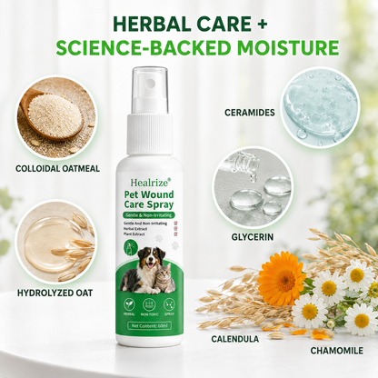 ✨🔥Healrize®Pet Wound Care Spray – Gentle & Non-Irritating