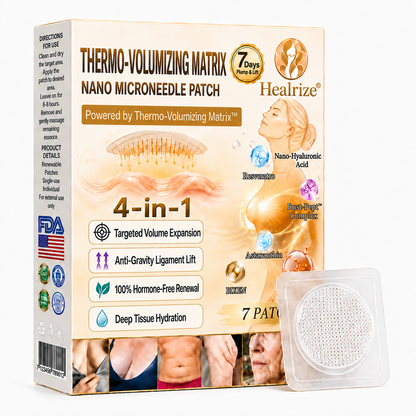 🏆🔥Healrize® 4-in-1 Thermo-Volumizing Matrix · Nano Microneedle Patch
